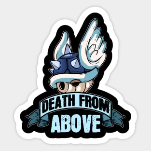 Death from Above - For Gamers Sticker